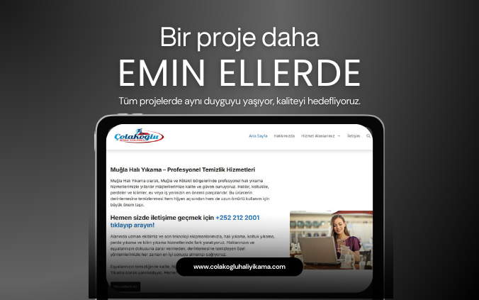 Çolakoğlu Halı Yıkama Web Sitesi, SEO ve Reklam Yönetimi Projesi
